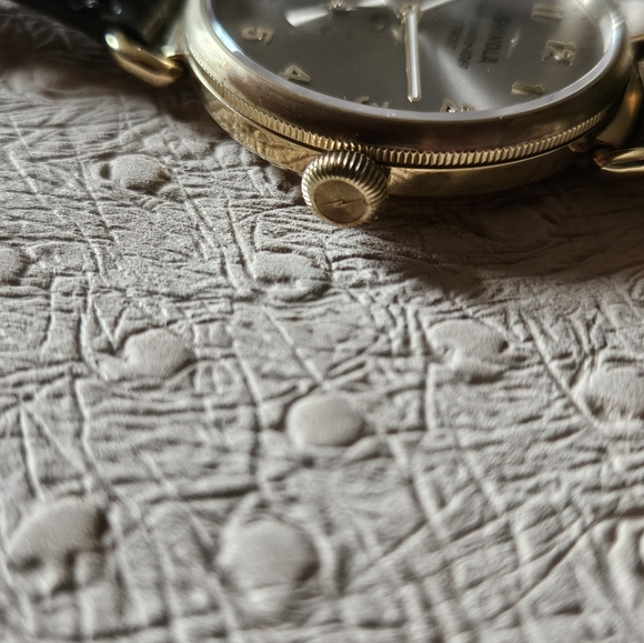 Shinola Gold Case with Brown Leather Strap Watch - Picture 12 of 12